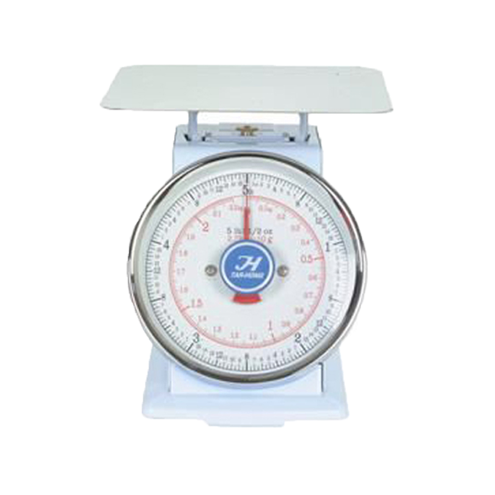 Portion Control Scale 22 lbs./10kg., 8" diam. Dial, 10" x 10" Platform