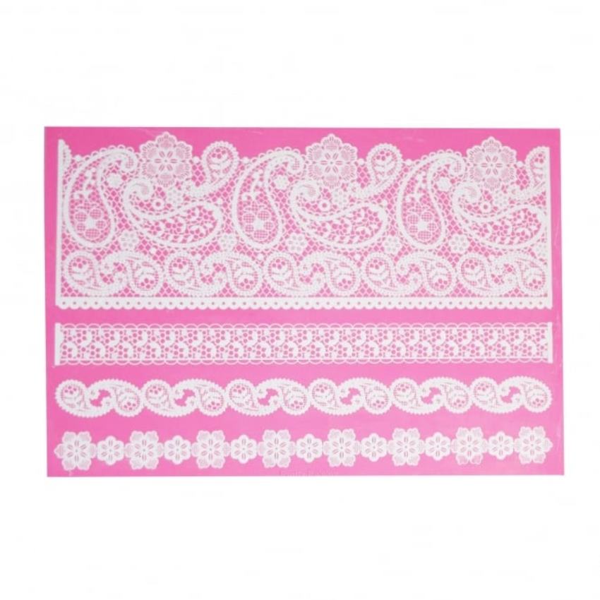 Pretty Paisley Cake Lace Mat