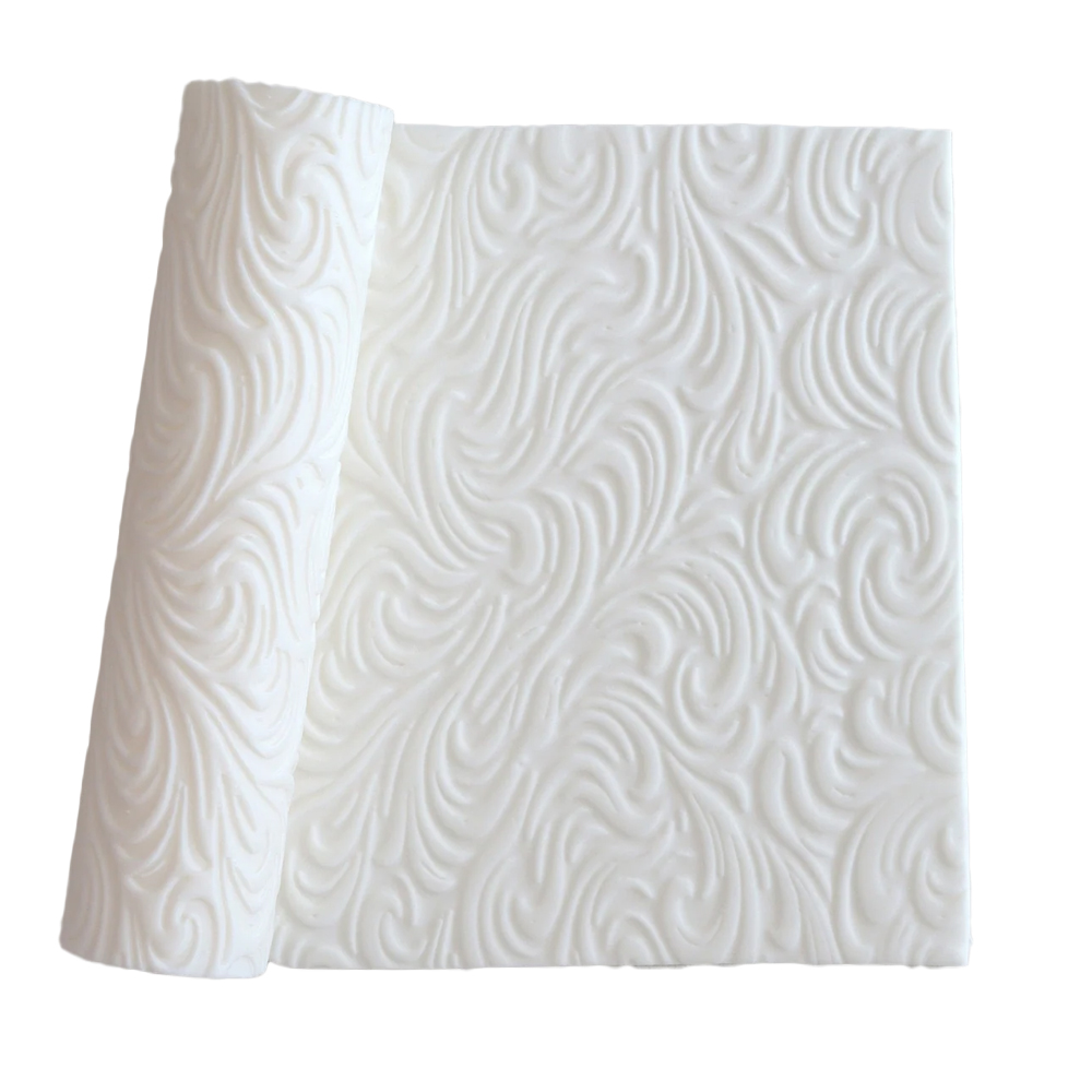 Prop Options Rococo Textured Rolling Pin, 9"