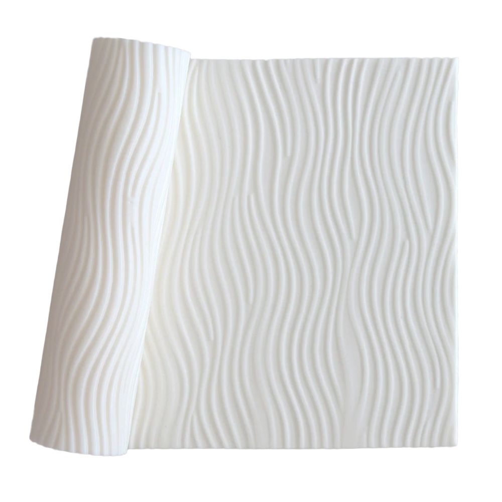 Prop Options Wave Textured Rolling Pin, 9"