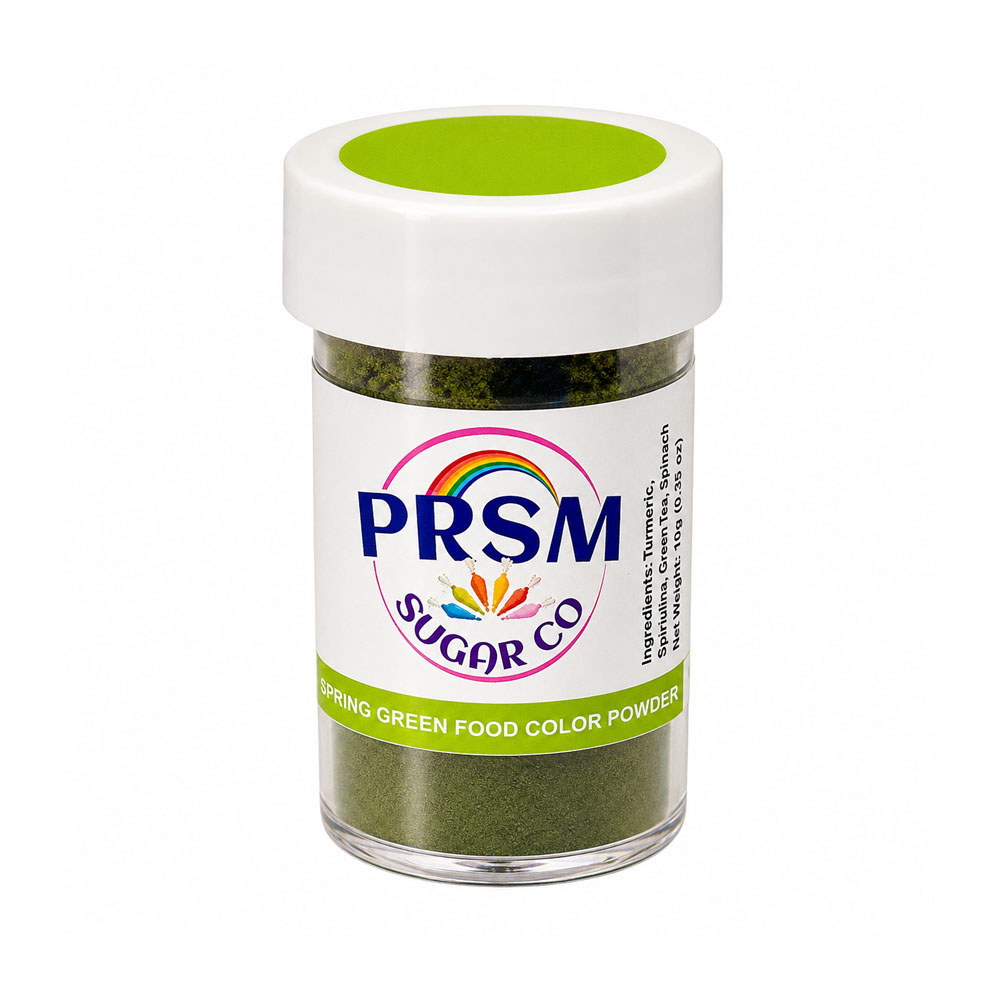 PRSM Spring Green Gel Paste Natural Food Color Powder, 7 gr.