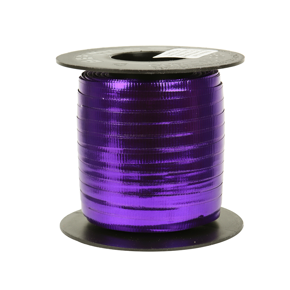 Purple Glitter Curling Ribbon, 250 Yards Packaging Ribbons & Foils ...