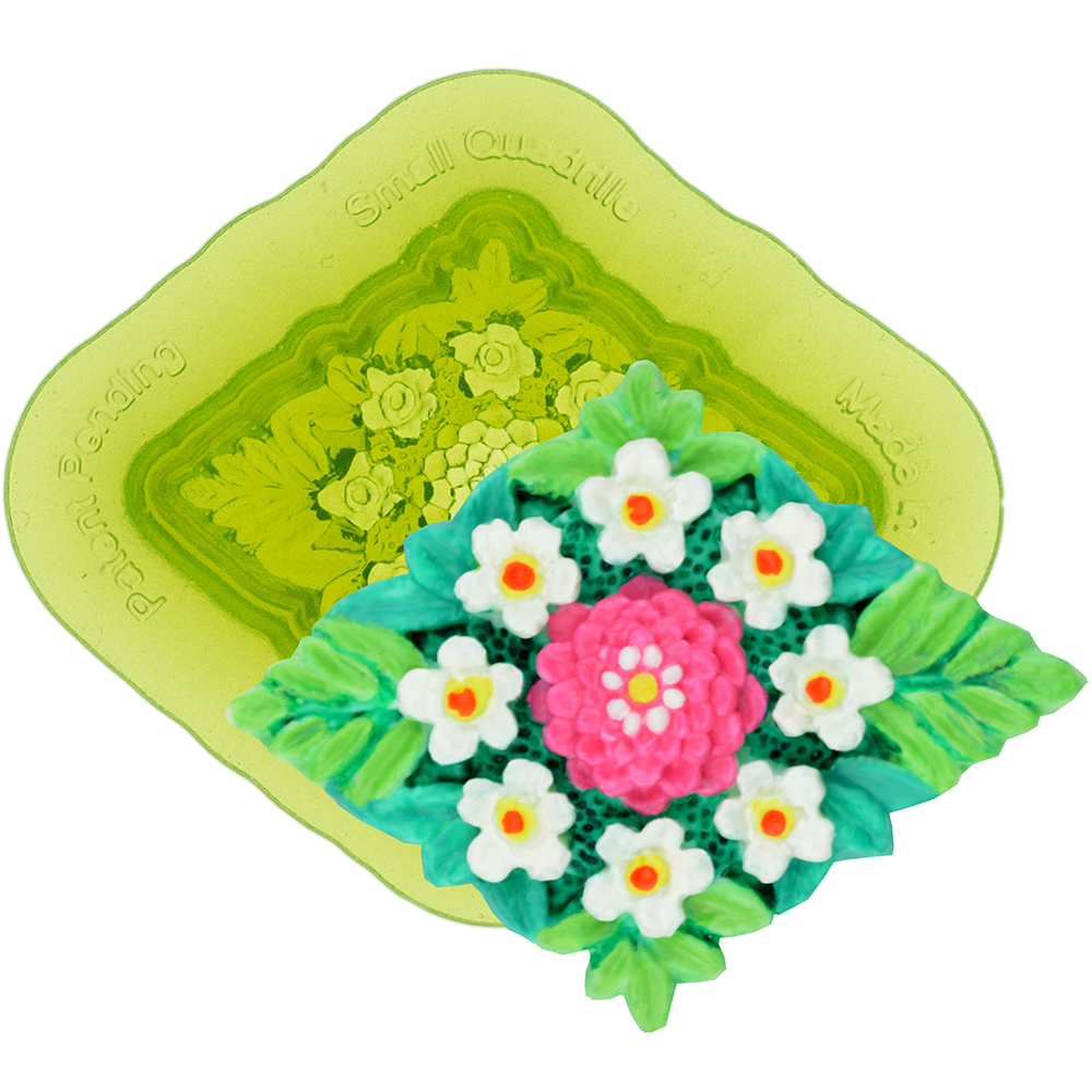 Quadrille Silicone Fondant Mold by Marvelous Molds