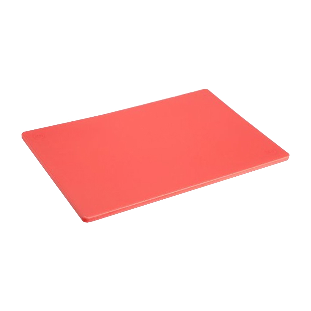 Red Polyethylene Cutting Board - 15" x 20" x 1/2"