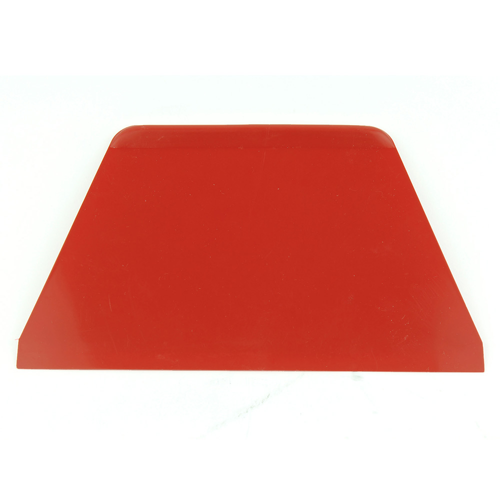 Red Dough Scraper Poly Red 8-1/2" x 5" 