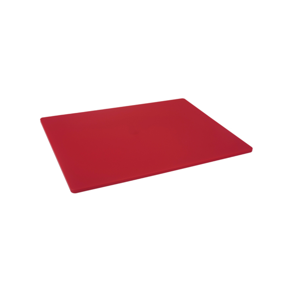 Red Polyethylene Cutting Board, 18" x 24" x 1/2"