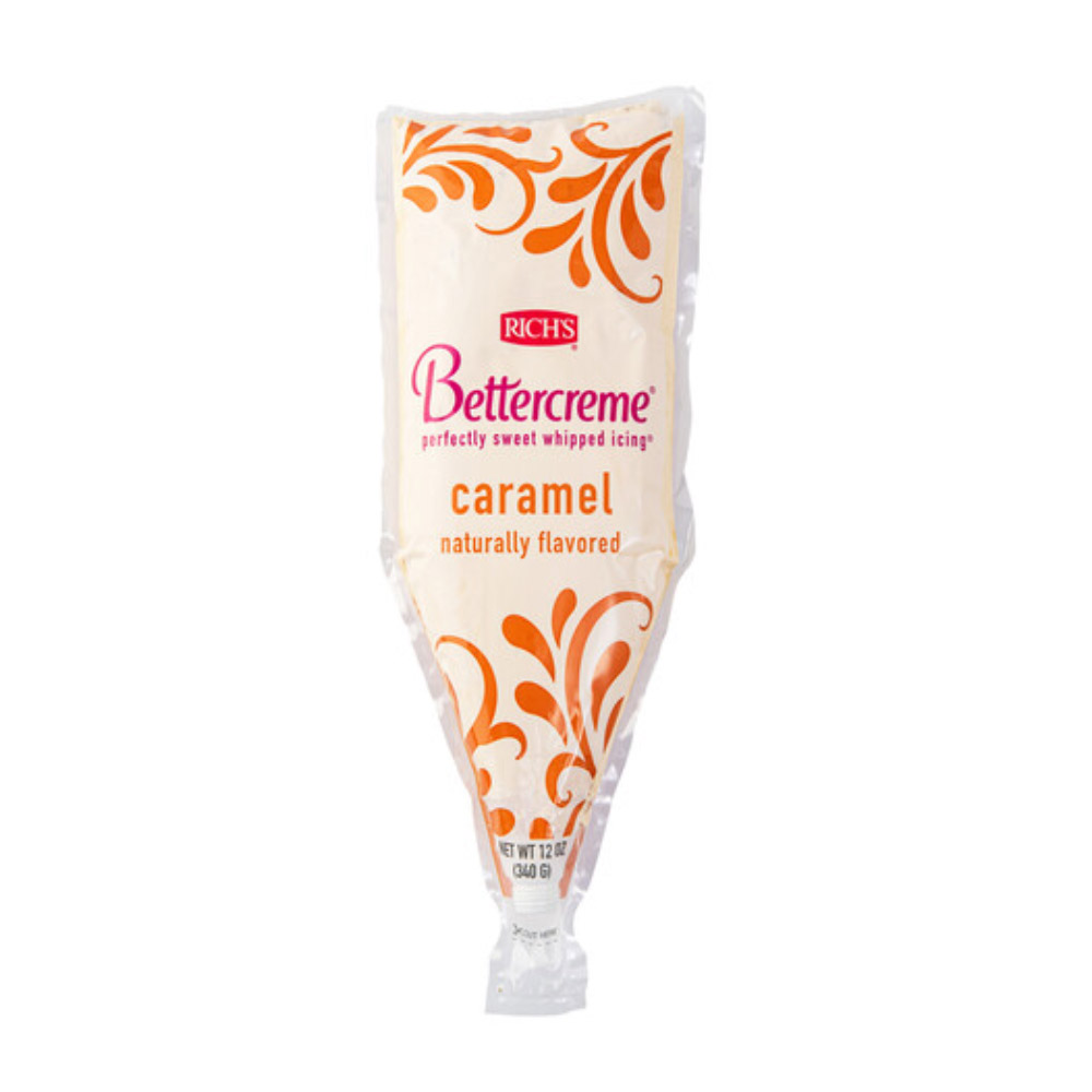 Rich's Bettercreme Caramel Icing, 12 oz. - Pack of 3