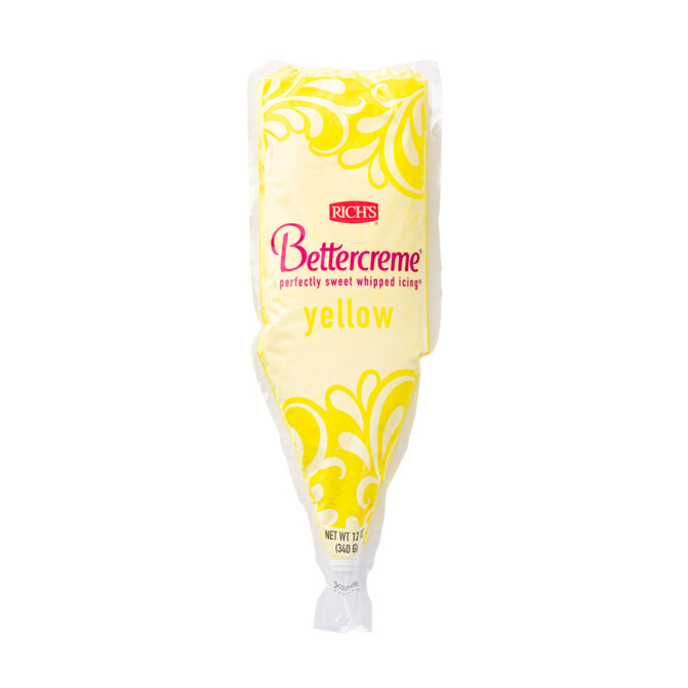 Rich's Bettercreme Yellow Icing, 12 oz. - Pack of 3