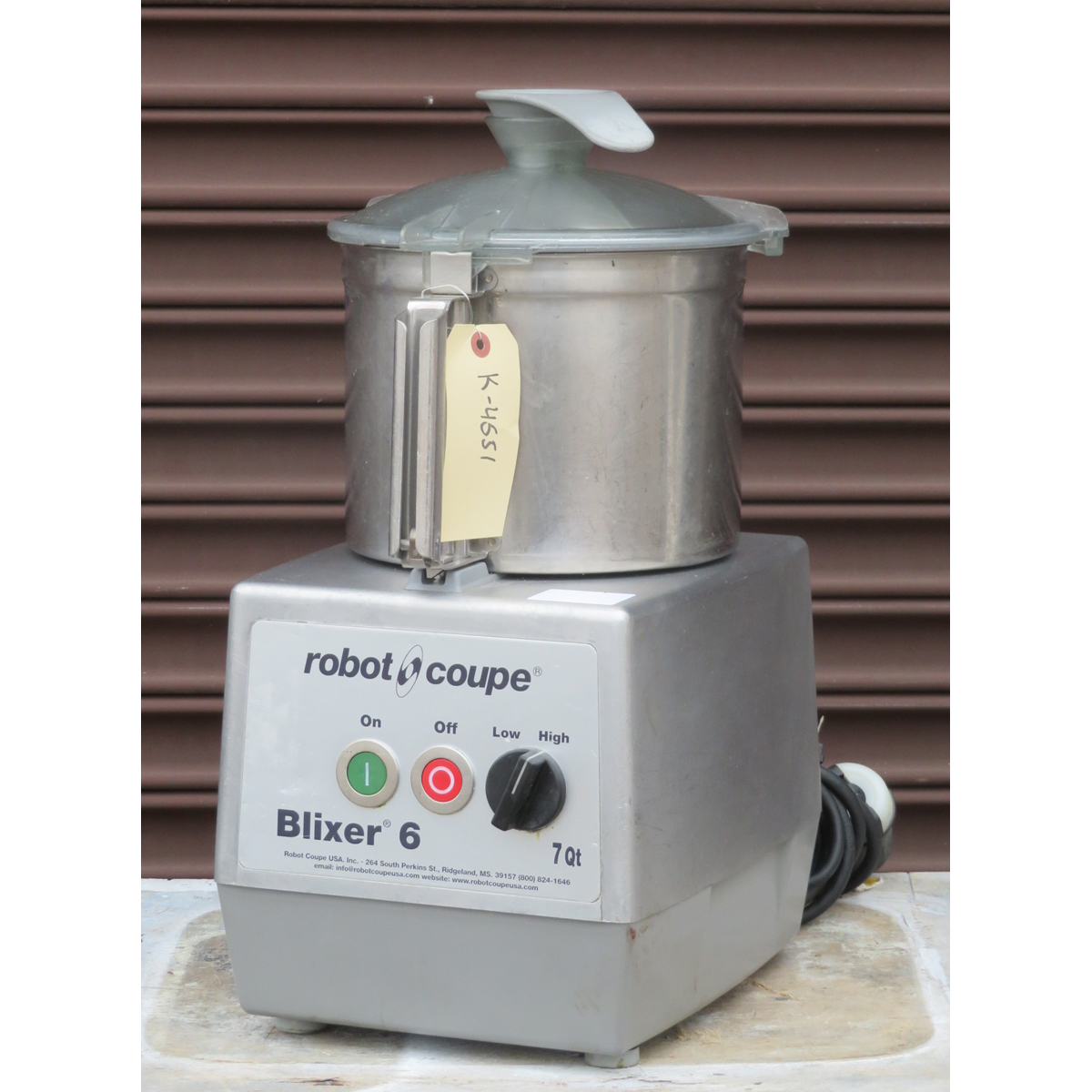 Robot Coupe BLIXER-6 Food Processor, Used Great Condition