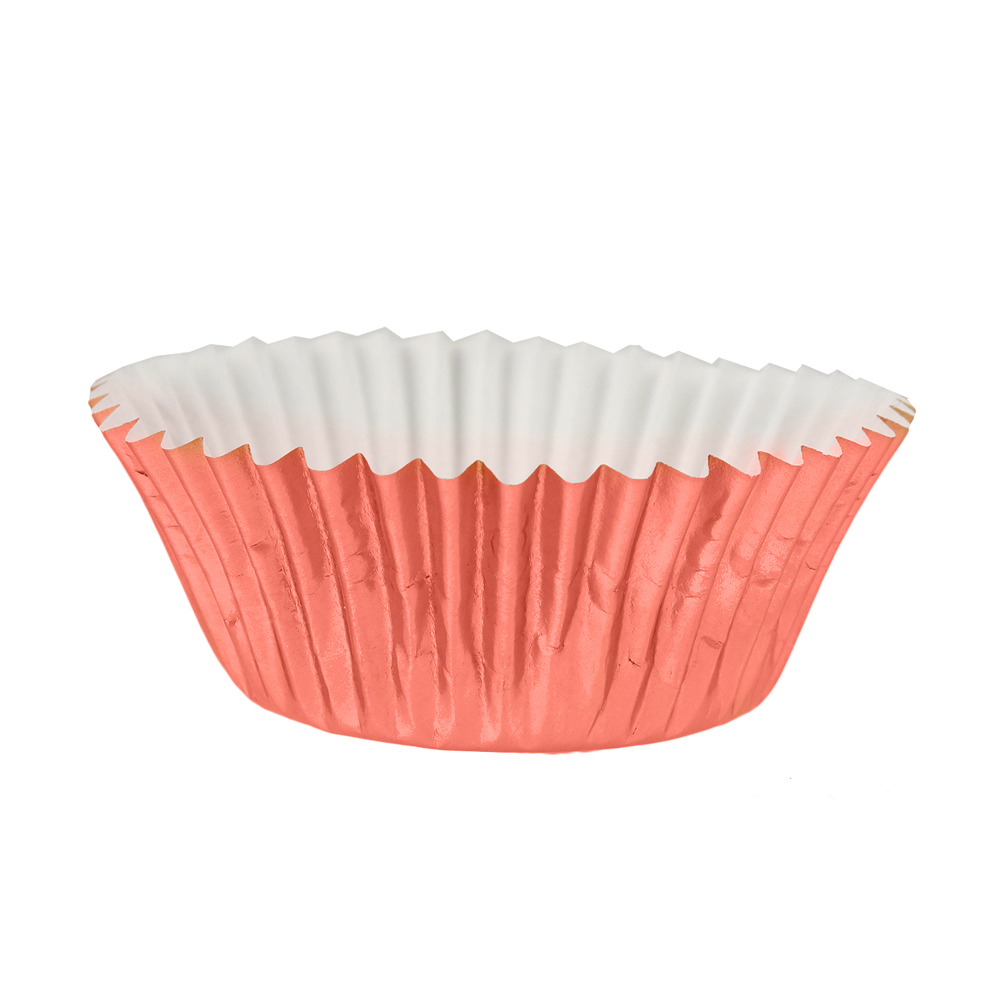 Rose Gold Foil Cupcake Liners, 2" Dia. x 1-1/4" - Pack of 500