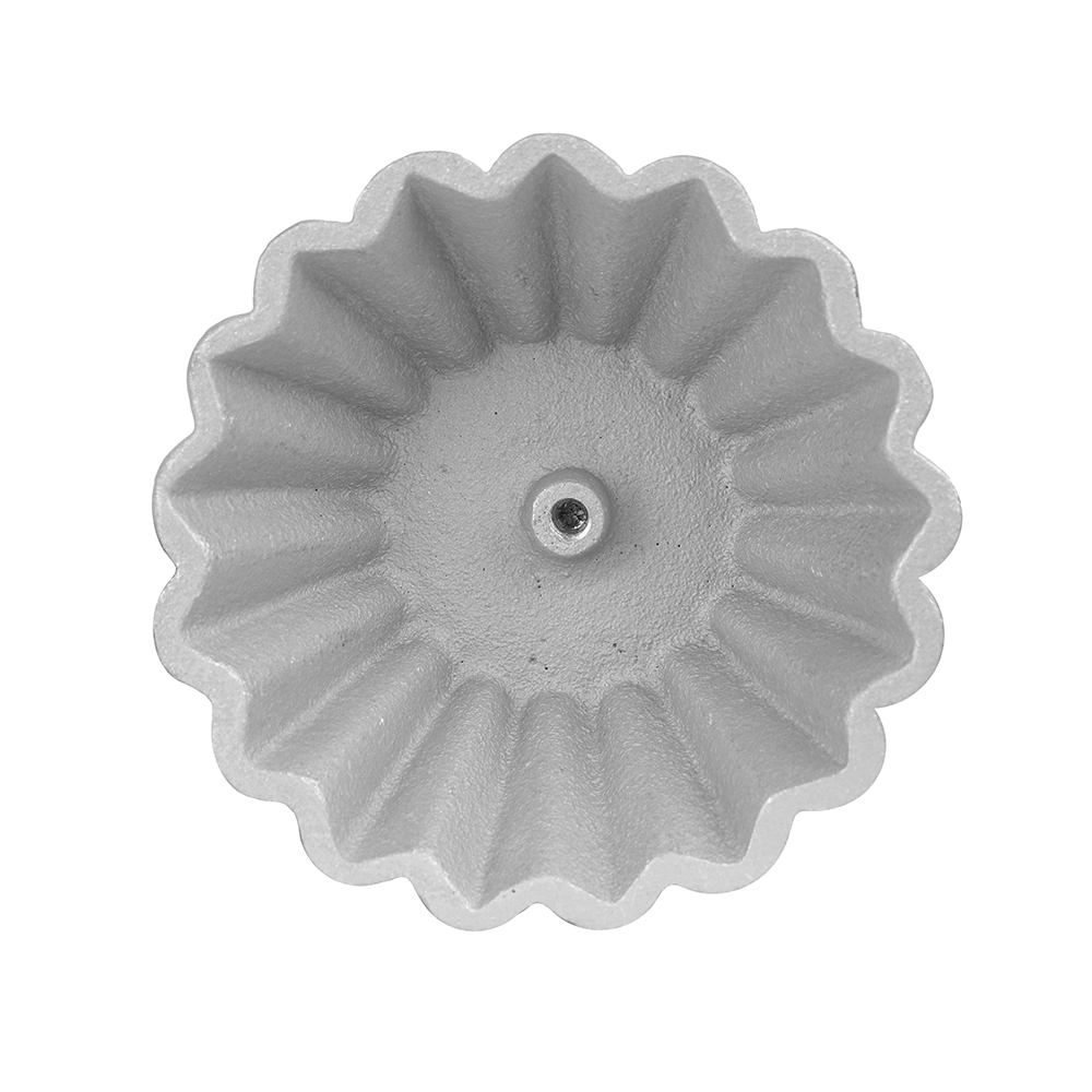 O'Creme Rosette-Iron / Timbale Mold, Cast Aluminum Deep Shell Shape