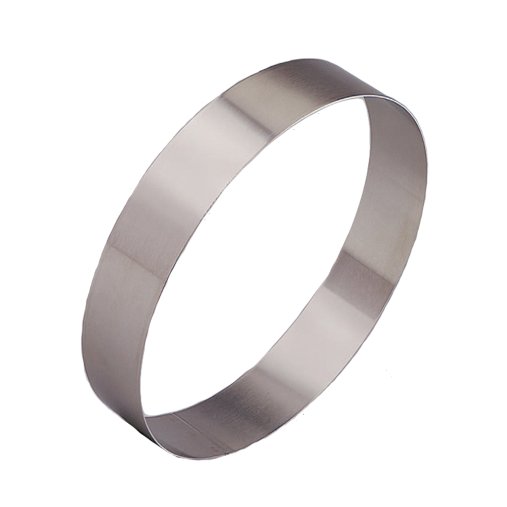 Round Cake Ring Stainless Steel, 31/2 x 2 High Cake Rings