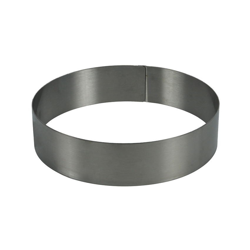 Round Cake Ring Stainless Steel, 3" Diameter x 3" High
