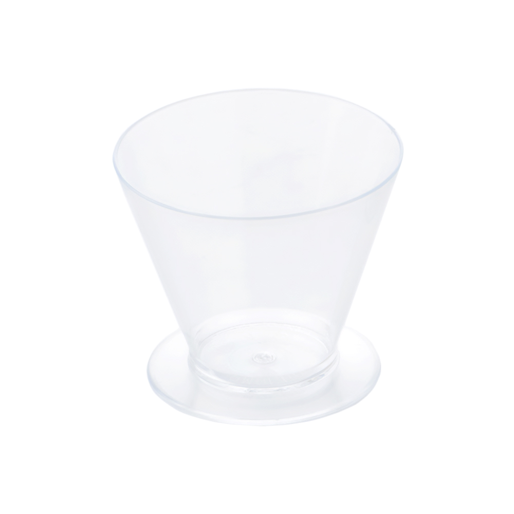 Round Dessert Cups Clear Plastic, 2.5" Dia. x 2" H. 90 ml (3 Oz) - Pack of 100