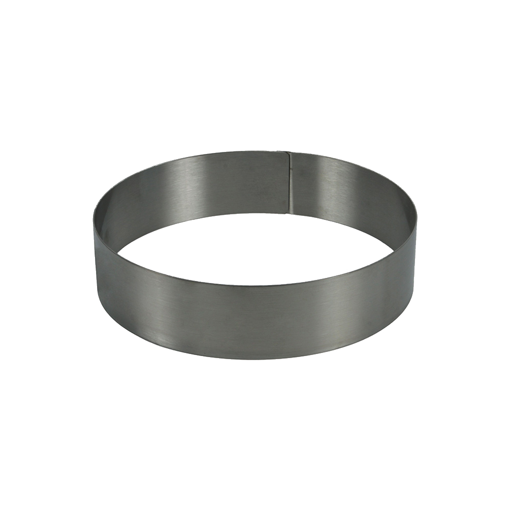 Round Stainless Steel Cake Ring - 10" x 2"