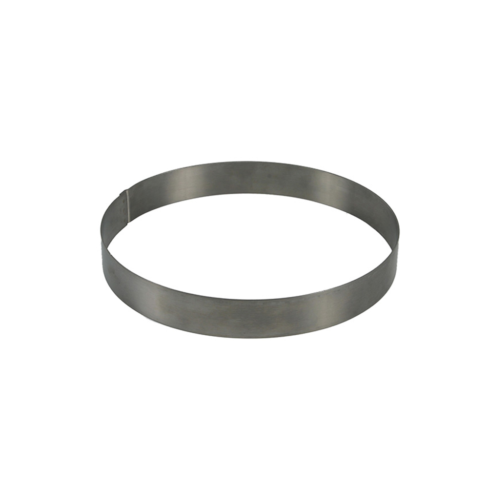 Round Stainless Steel Cake Ring - 6" x 1-3/4" 