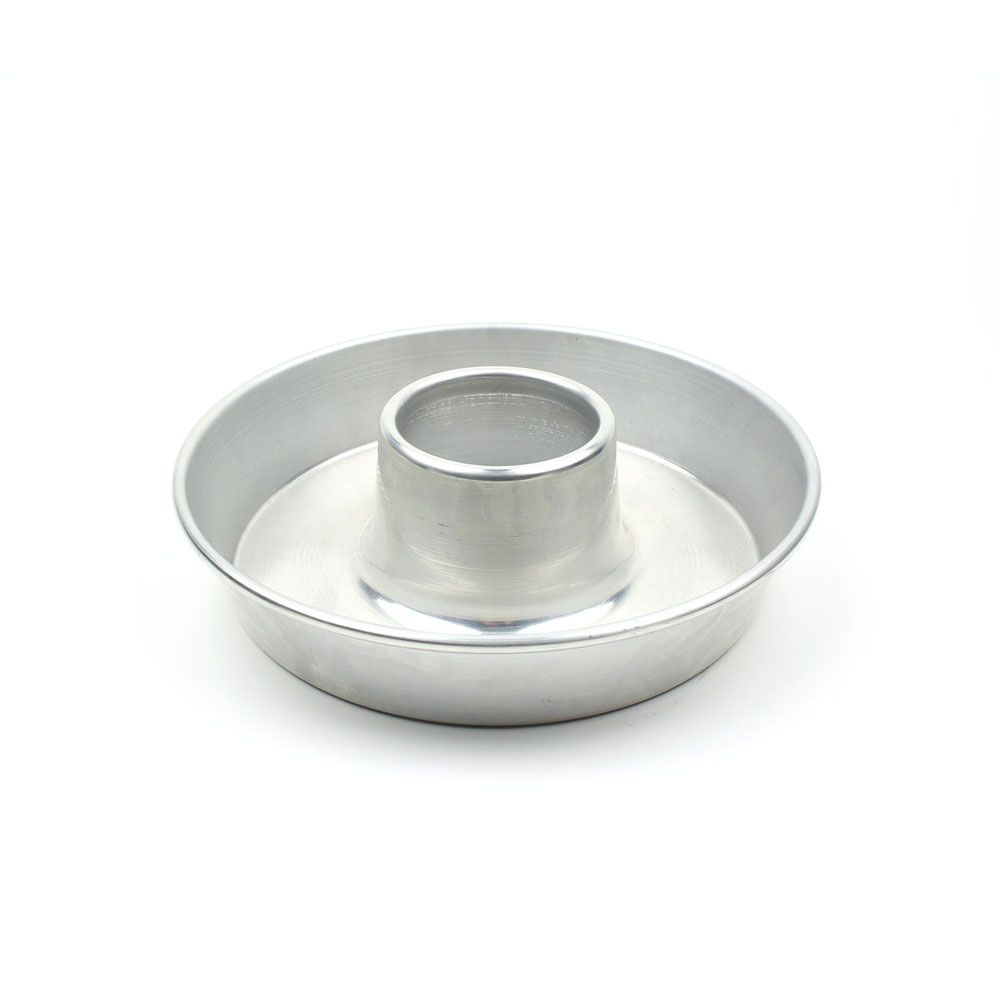 Round Tube Cake Pan 9 Top Inner Diameter x 2 High, 11/2 Qt. Capacity