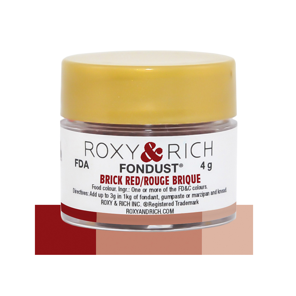 Roxy & Rich Brick Red Fondust, 4 gr.