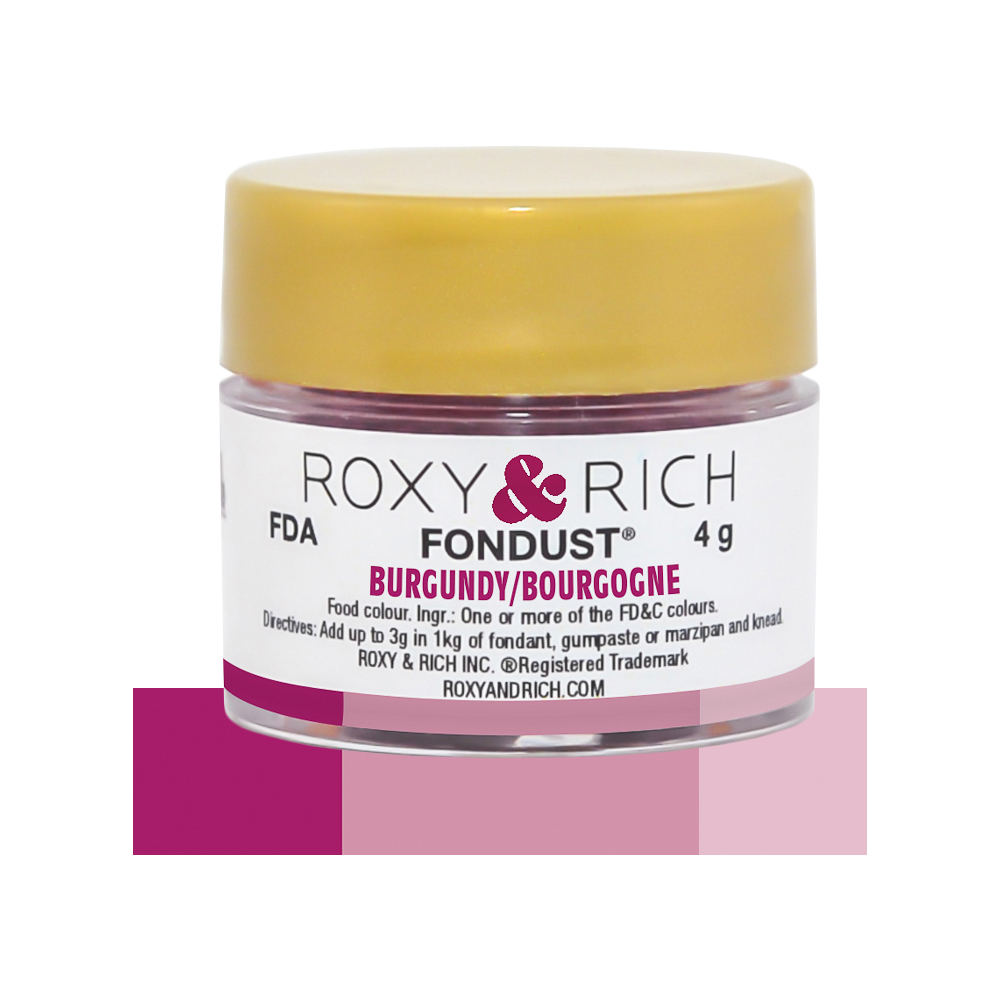 Roxy & Rich Burgundy Fondust, 4 gr.