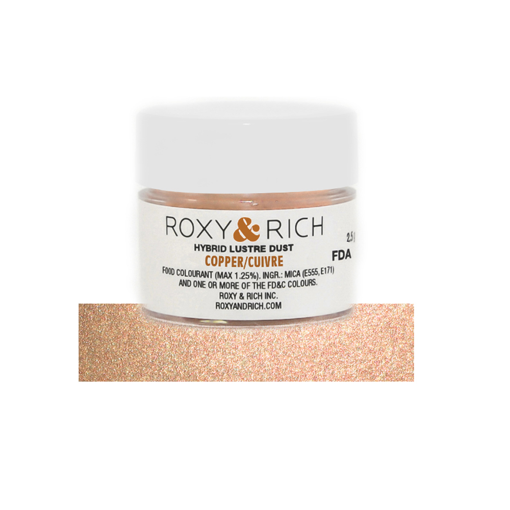 Roxy & Rich Copper Hybrid Luster Dust, 2.5 Grams