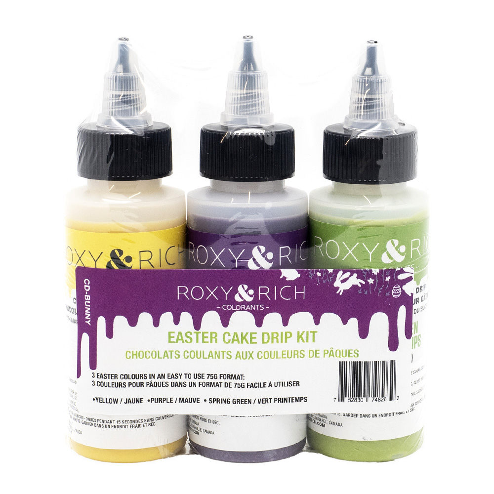 Roxy & Rich Easter Cake Drip Kit, Set of 3