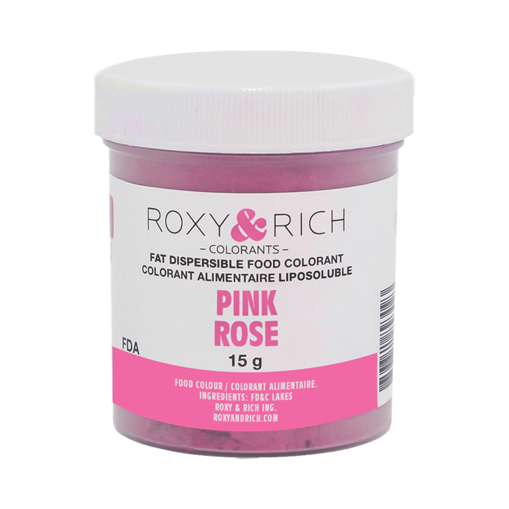 Roxy & Rich Fat Dispersible Pink Powder Food Color, 15 gr.
