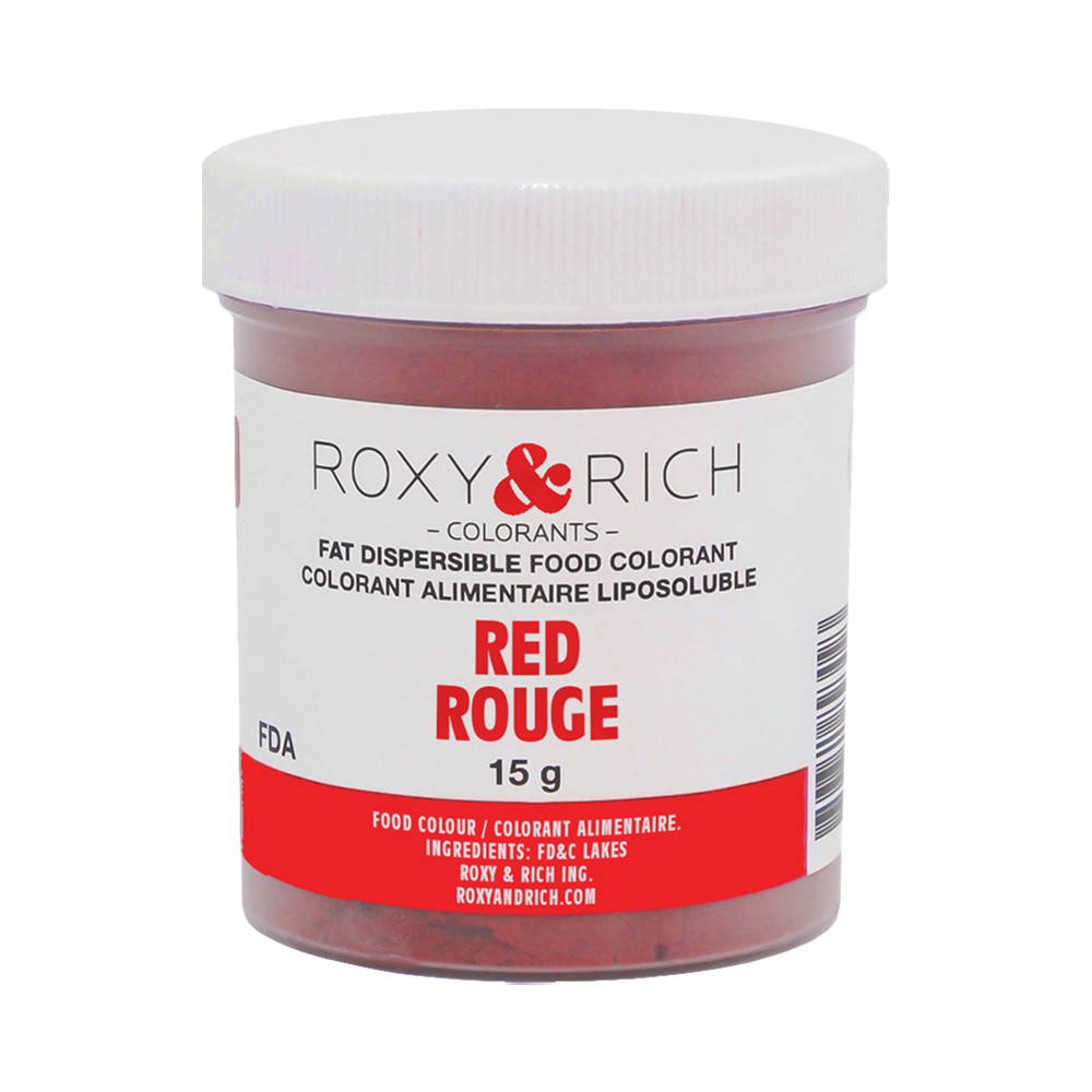 Roxy & Rich Fat Dispersible Red Powder Food Color, 15gr.