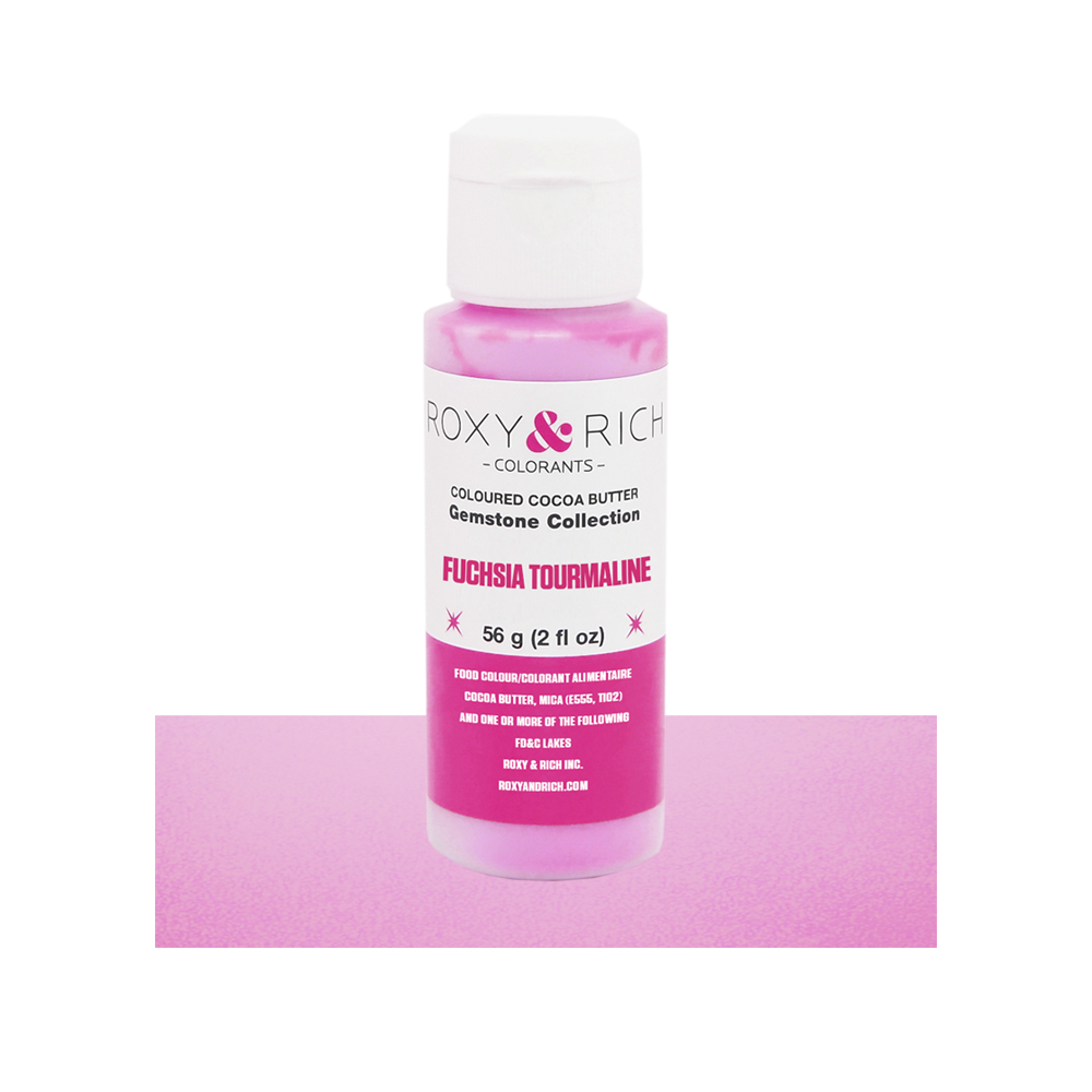 Roxy & Rich Fuchsia Tourmaline Gemstone Cocoa Butter, 2 oz.