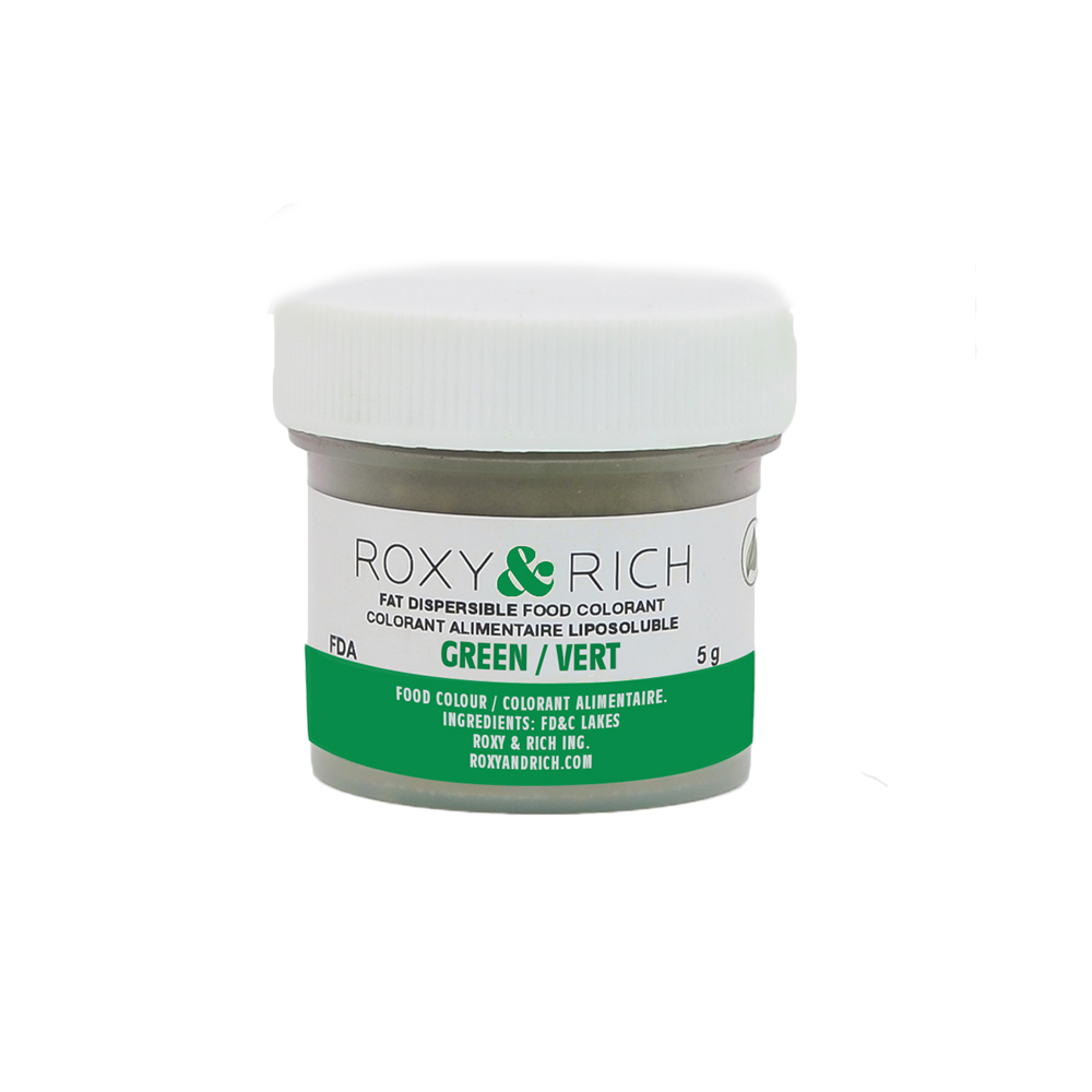 Roxy & Rich Green Fat Dispersible Powder Food Color, 5 gr 