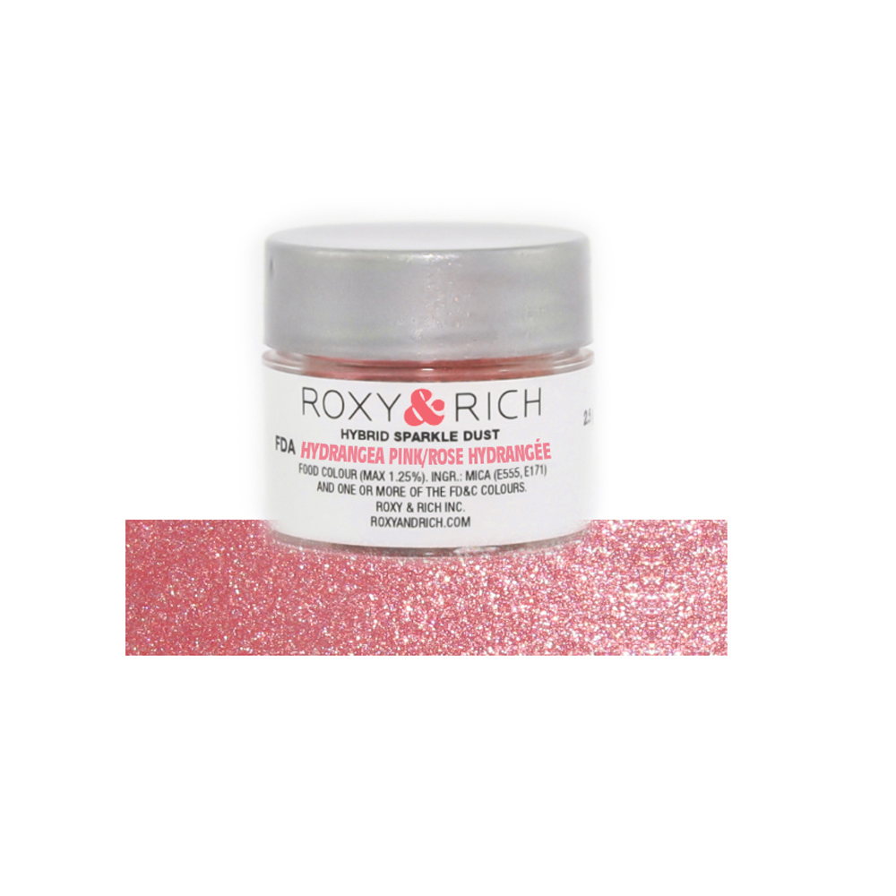 Roxy & Rich Hydrangea Pink Hybrid Sparkle Dust, 2.5 Grams