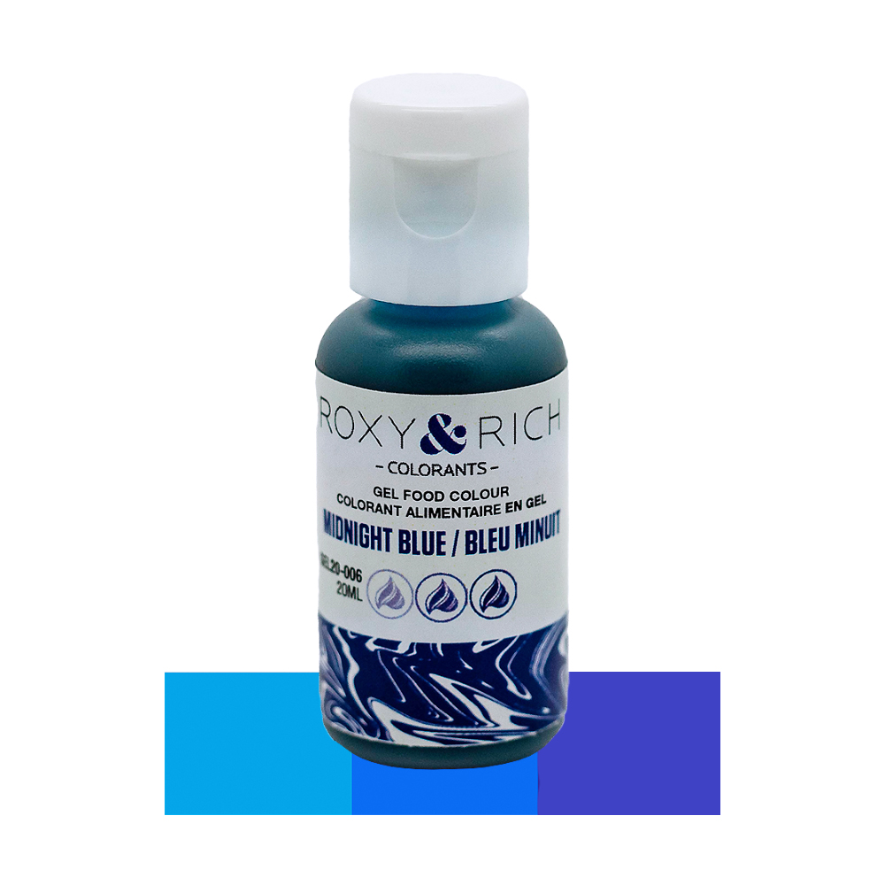 Roxy & Rich Midnight Blue Gel Color, 20 ml