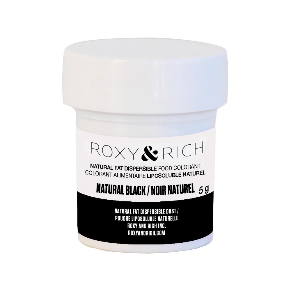 Roxy & Rich Natural Fat Dispersible Black Powder Food Color, 5 gr.