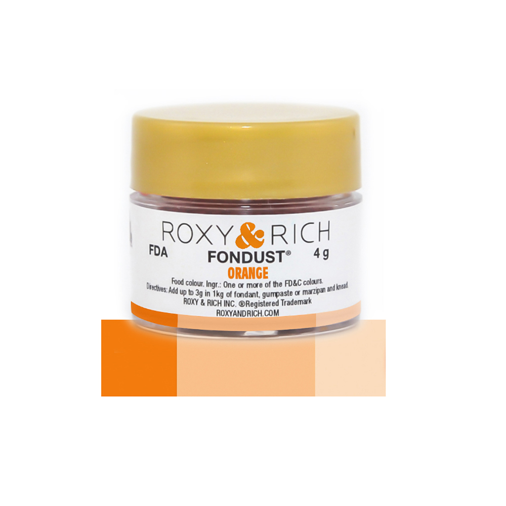 Roxy & Rich Orange Fondust, 4 Grams 