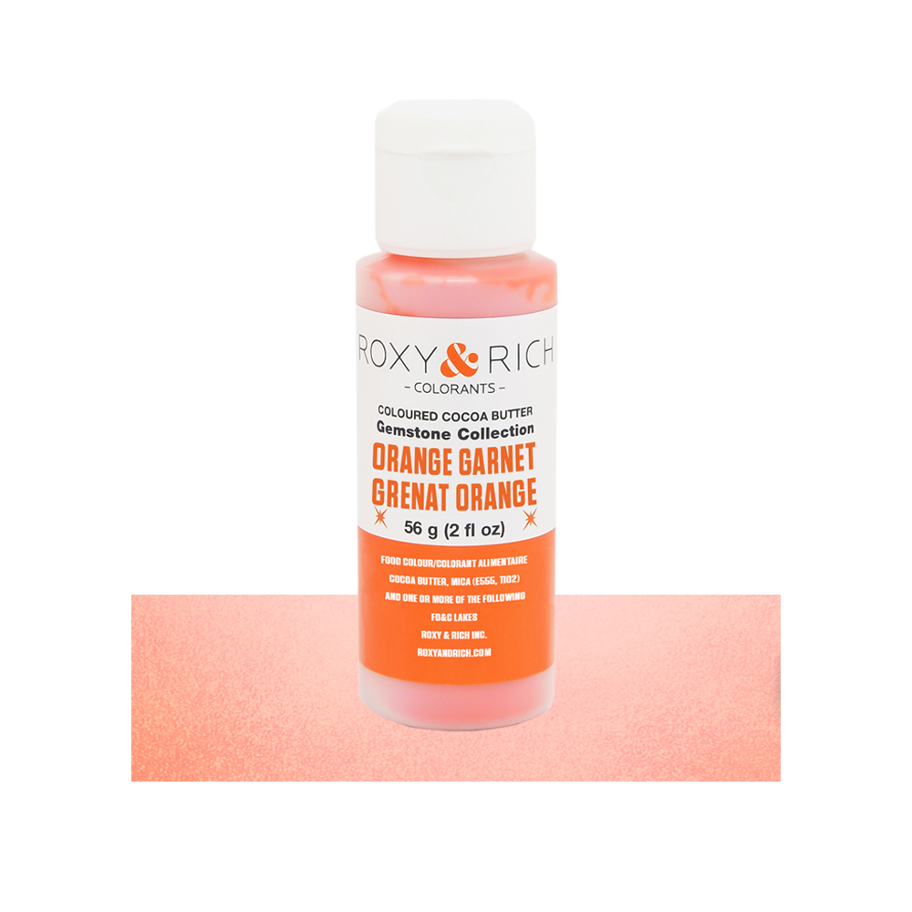 Roxy & Rich Orange Garnet Gemstone Cocoa Butter, 2 oz.