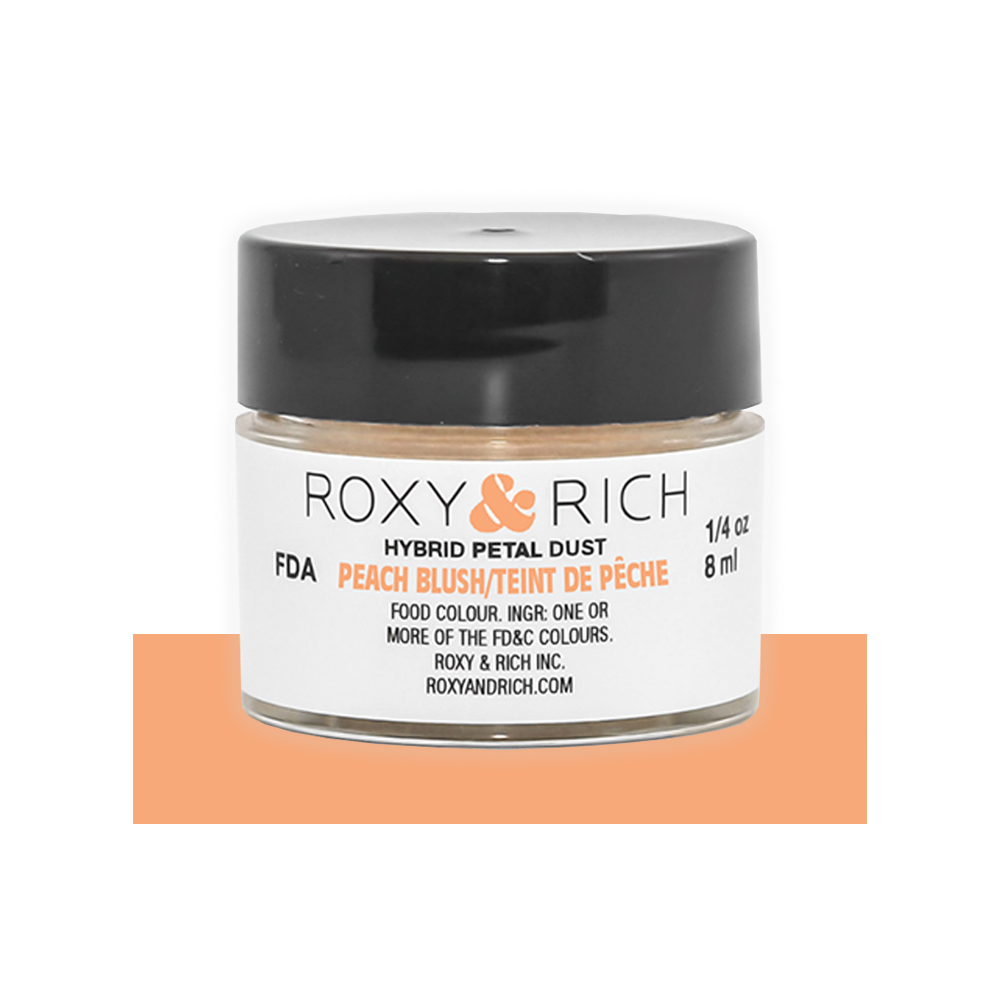 Roxy & Rich Peach Blush Hybrid Petal Dust, 1/4 oz.