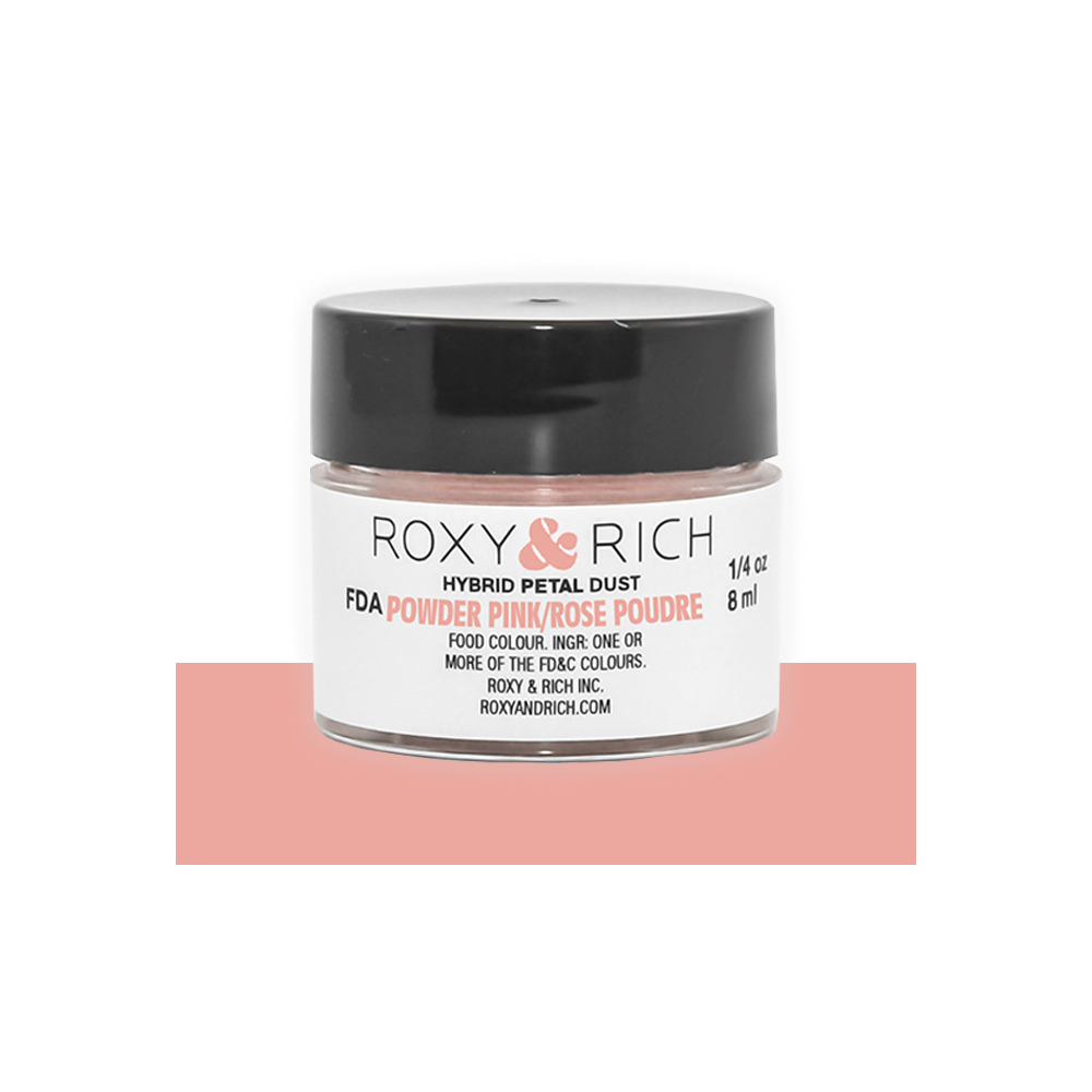 Roxy & Rich Powder Pink Hybrid Petal Dust, 1/4 oz.