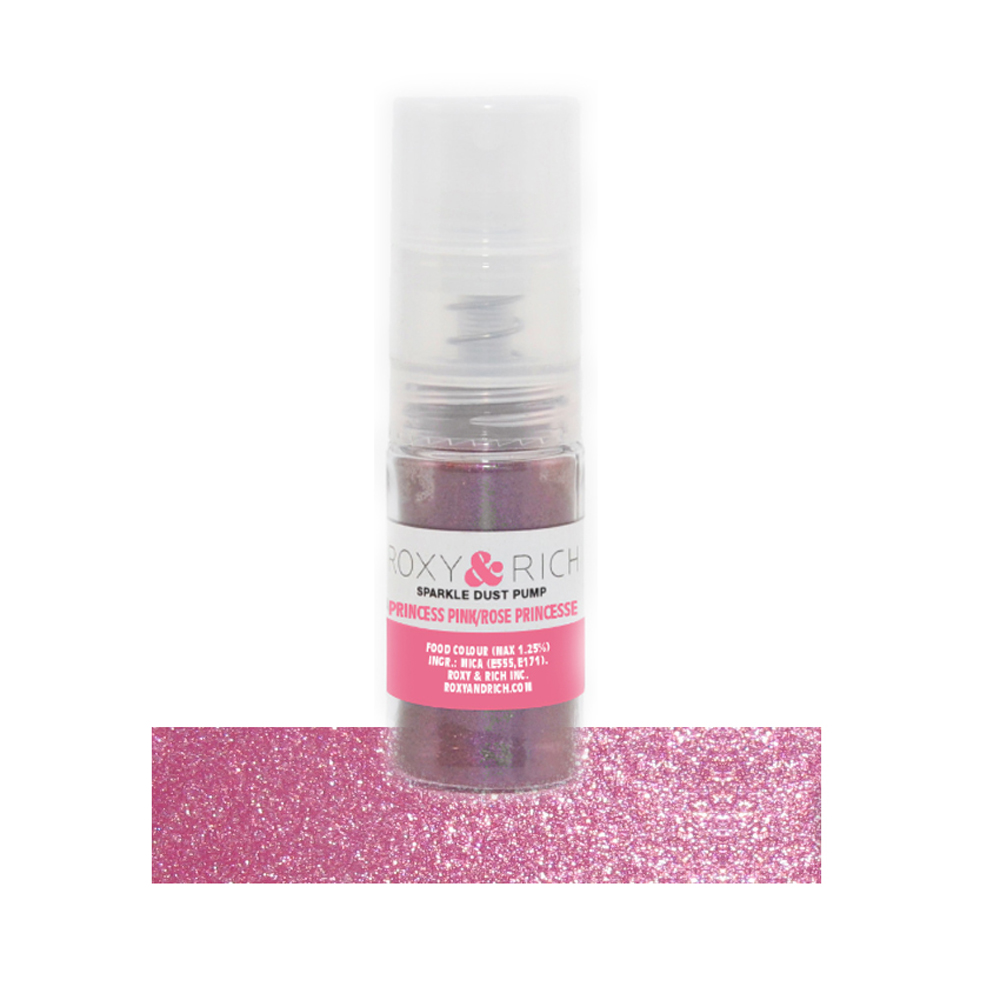 Roxy & Rich Princess Pink Sparkle Dust Pump, 4 Grams 