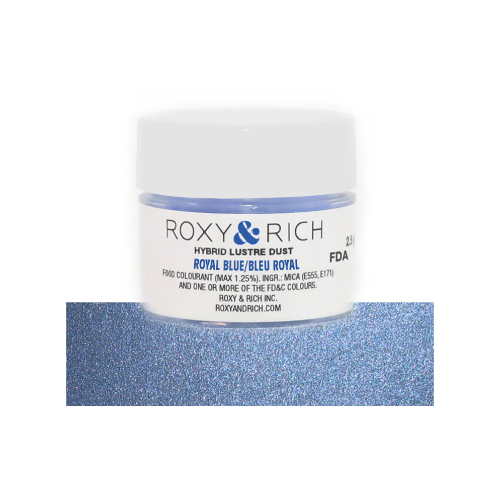 Roxy & Rich Royal Blue Hybrid Luster Dust, 2.5 Grams