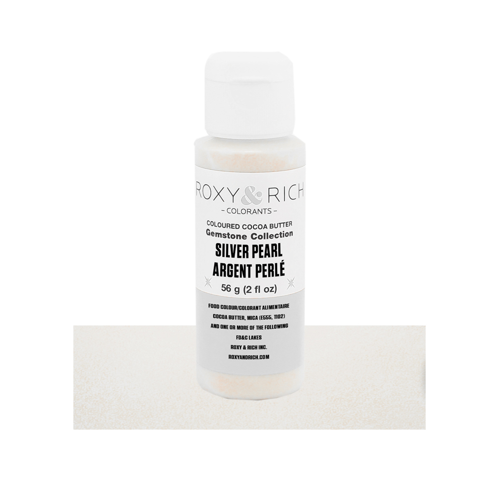 Roxy & Rich Silver Pearl Gemstone Cocoa Butter, 2 oz.