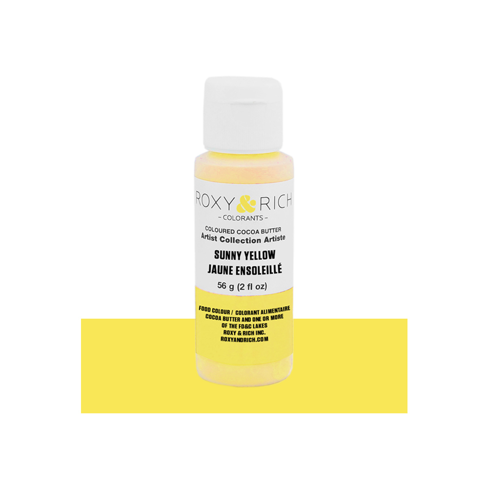 Roxy & Rich Sunny Yellow Artist Cocoa Butter, 2 oz.