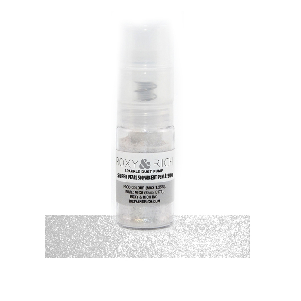 Roxy & Rich Super Pearl Sparkle Dust Pump, 4 Grams 