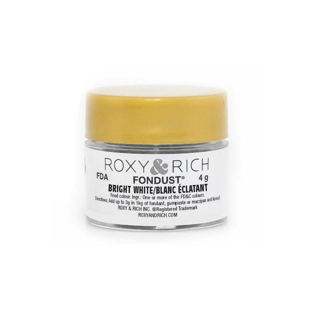 Roxy & Rich White Fondust, 4 Grams 