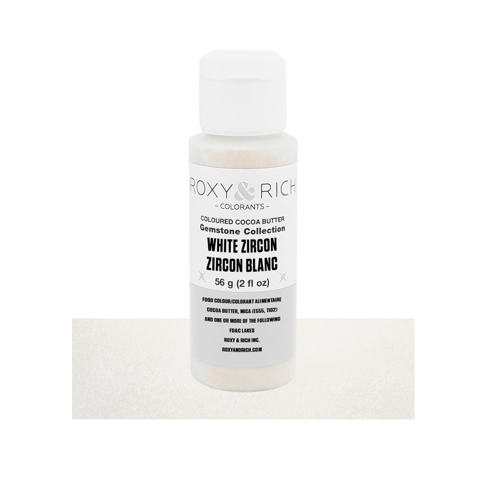 Roxy & Rich White Zircon Gemstone Cocoa Butter, 2 oz.