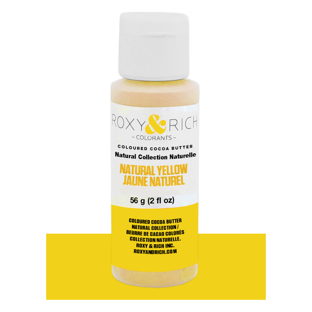 Roxy & Rich Yellow Natural Cocoa Butter, 2.0 oz.