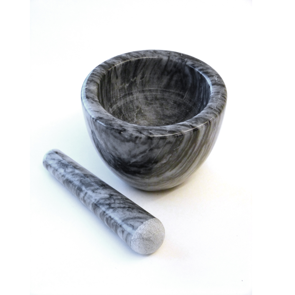 RSVP International Grey Marble Mortar & Pestle