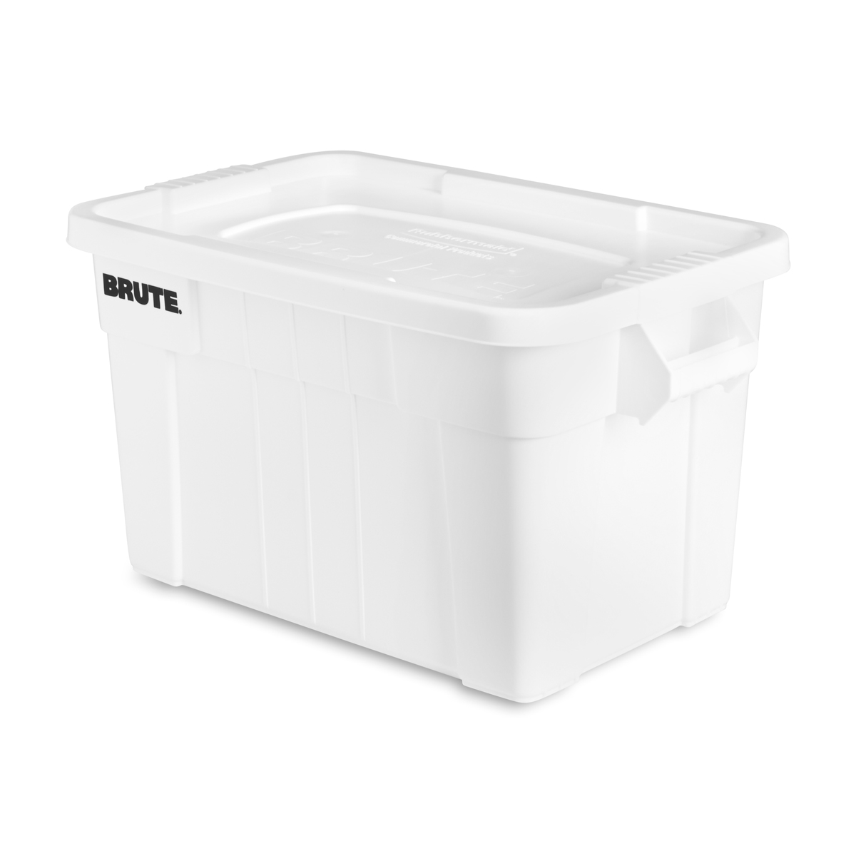 Rubbermaid FG9S3100WHT 20 Gallon Tote Box with Lid, White