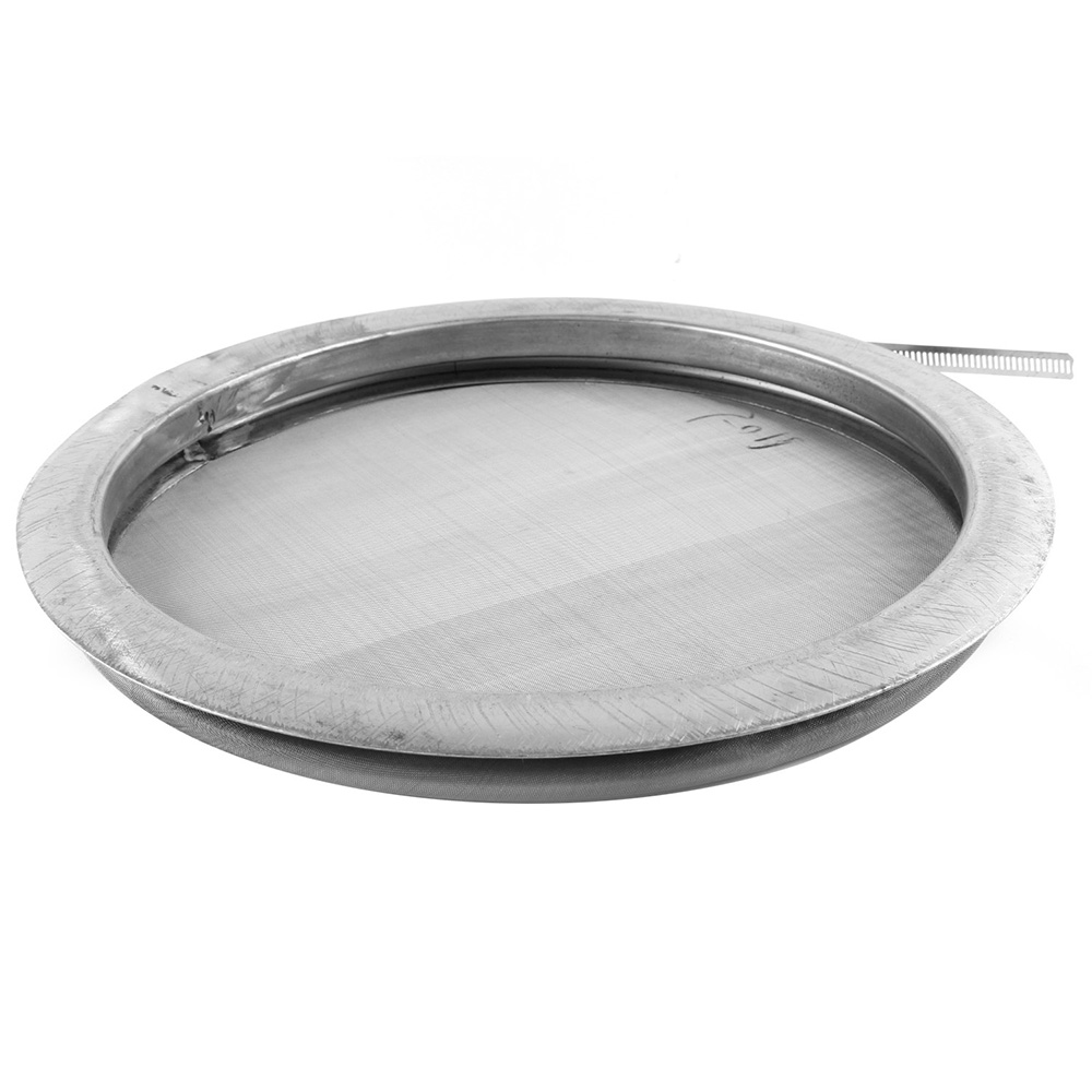 Saken Frame with Mesh Screen for Flour/Sugar Electric Vibrating Sifter 15-3/4" - 50 Mesh (0.3mm Holes, Extra Fine)