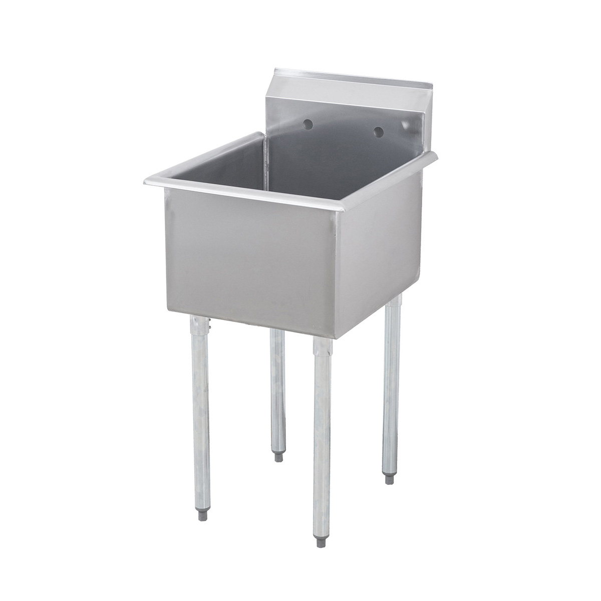 SK1412-1 One Compartment Utility Sink 15"outside include drainer And Faucet. 