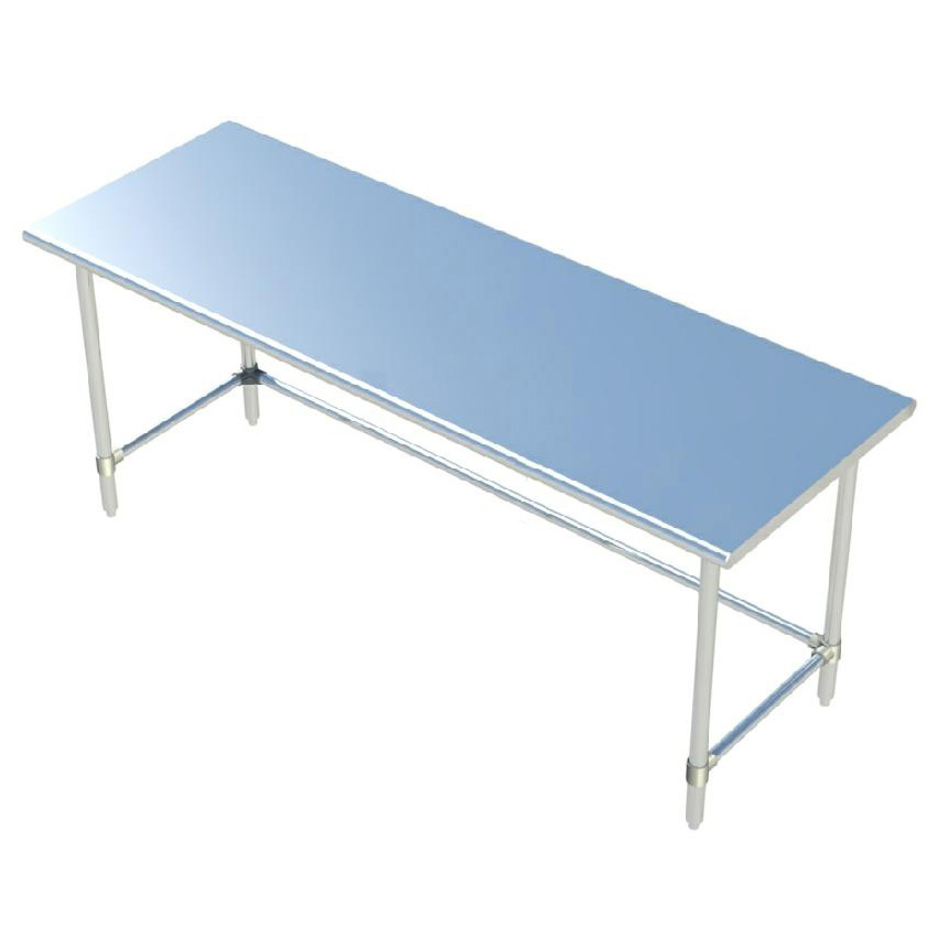 Sapphire SMTO-1424S Stainless Steel Top Work Table 24"W x 14"D