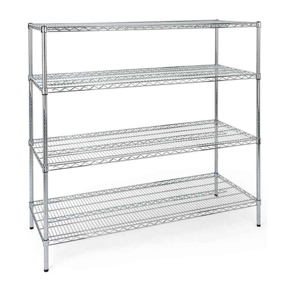 Sapphire Wire Shelving Set, 18" x 48"